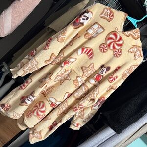 Disney Cream and Brown Plush Fleece Onesie